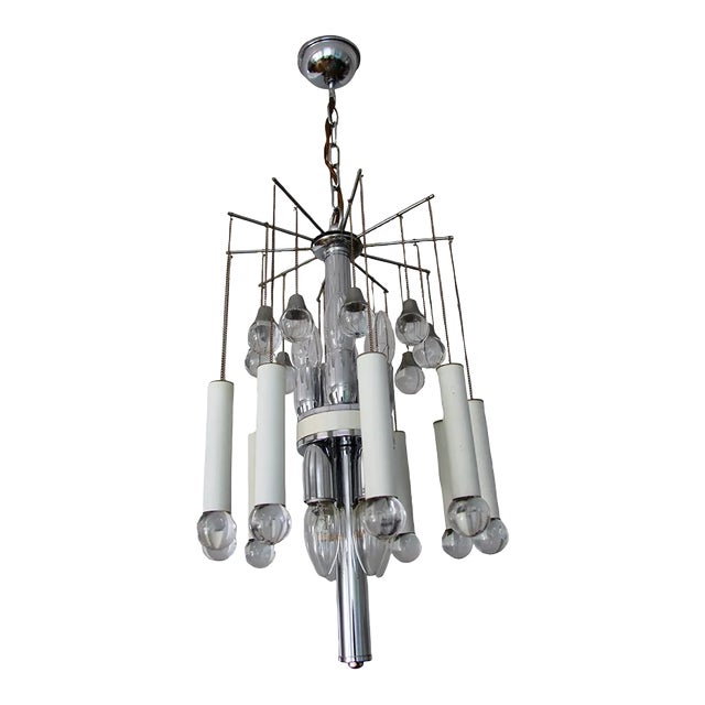 Small Italian Chandelier, 1970s For Sale