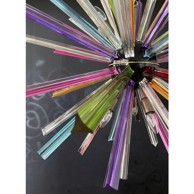 1990s Crystal Prism Sputnik Chandelier, Italy, 1990s For Sale - Image 5 of 18