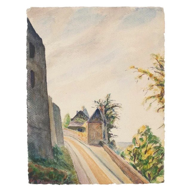 Landscape is a beautiful artwork realized by Roland Brudieux in the 20th Century. Watercolor technique on watercolor...