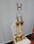 Mid-Century Brass and Ivory Lamps - a Pair For Sale - Image 4 of 7
