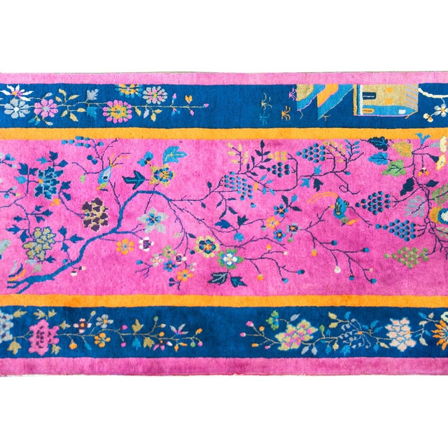 Textile Early 20th Century Chinese Art Deco Rug For Sale - Image 7 of 14