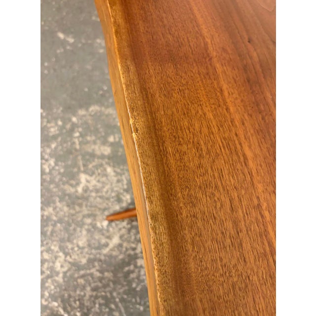 Late 20th Century Mira Nakashima 'Conoid' Walnut Desk Signed For Sale - Image 11 of 14