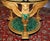 Mid 20th Century Russian Empire Style Gilt Bronze & Malachite Griffin Center Table For Sale - Image 12 of 18