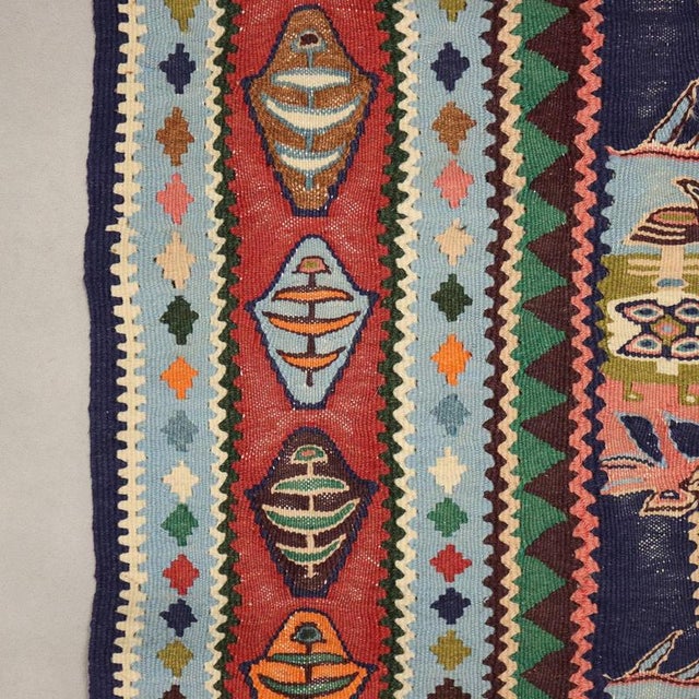 Middle Eastern Kilim Rug For Sale - Image 6 of 8