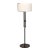 Crate & Barrel Cameron Bronze Adjustable Floor Lamp For Sale