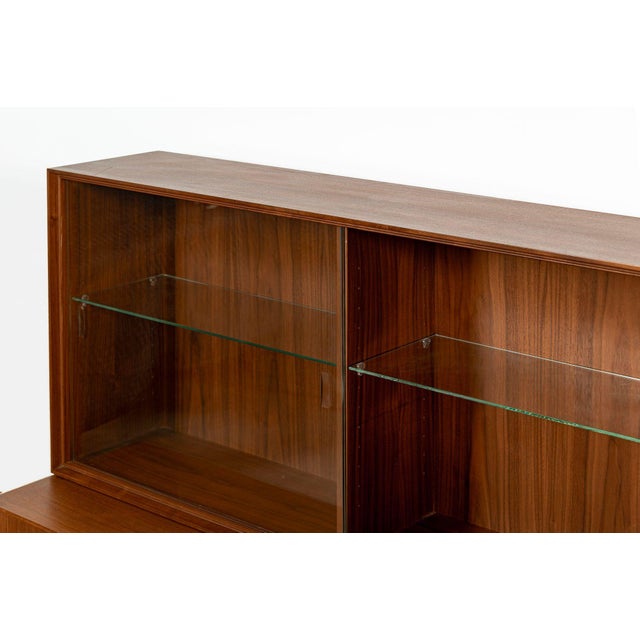 Pair of Swedish Mid-Century Modern Teak Bookcase Display Cabinets, 1960s For Sale - Image 10 of 18