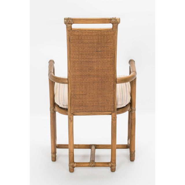 McGuire Bamboo Dining Chairs Set of 6 Chairish