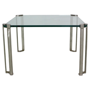 Square Glass Coffee Table by Peter Ghyczy for Ghyzcy, 1970s