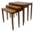 Nesting Tables in Teak, Denmark, 1960s, Set of 3 For Sale