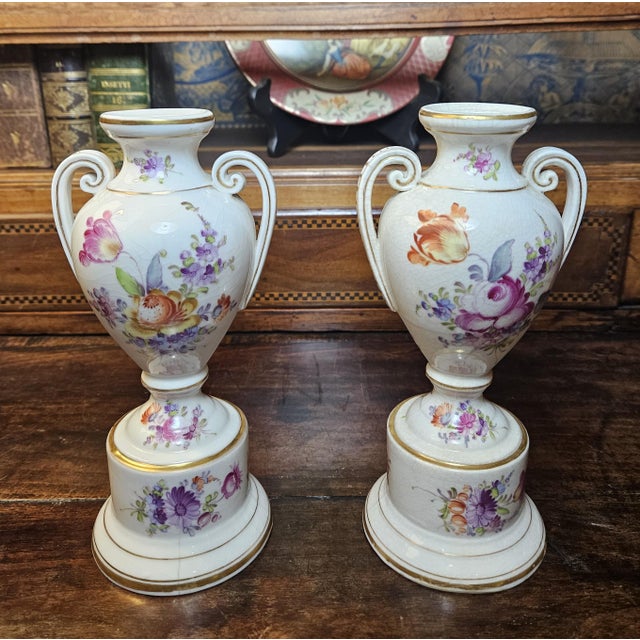 Late 19th Century Pair of Grossbaum Urns For Sale - Image 4 of 13