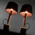 White Mid Century Modern Black and White Ceramic Lamps W/ Rooster Design, a Pair For Sale - Image 8 of 13