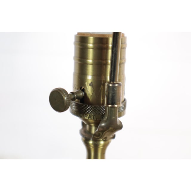 Vintage Pair Wildwood Hand Painted Ceramic Tassel Table Lamps 80's 90's Hollywood Regency Neoclassical Traditional For Sale - Image 9 of 17