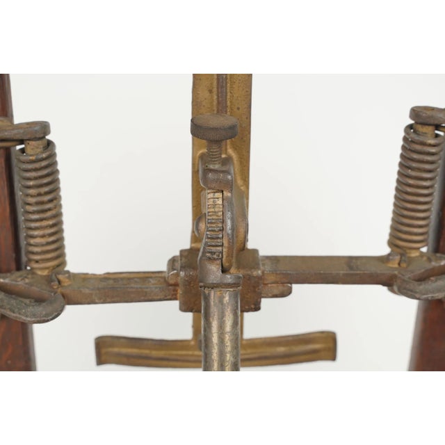 Antique Victorian Cast Iron & Oak Dictionary Stand For Sale - Image 9 of 12