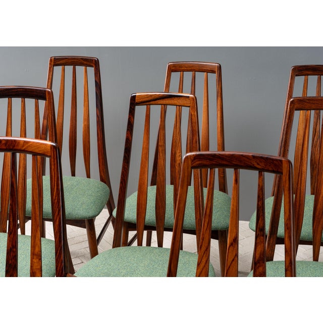 Koefoeds Hornslet 1960s Set of 8 Hornslet Rosewood Dining Chairs For Sale - Image 4 of 18