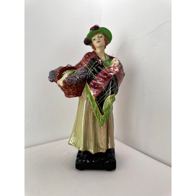 1930s Antique Royal Doulton Figurine ~ “Sweet Lavender” ~ Hn 1373 For Sale - Image 5 of 12