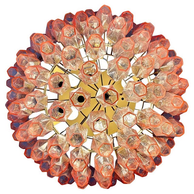 It sounds like you have a stunning piece of art with that Italian pendant light! The combination of 111 pink Murano...