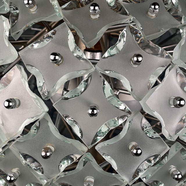 Art Glass Pendant Lamp Sputnik by Fontana Arte, Italy, 1960s For Sale - Image 4 of 14