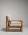 Modern Mid 20th Century France Modern Cream Wood Armchair For Sale - Image 3 of 9