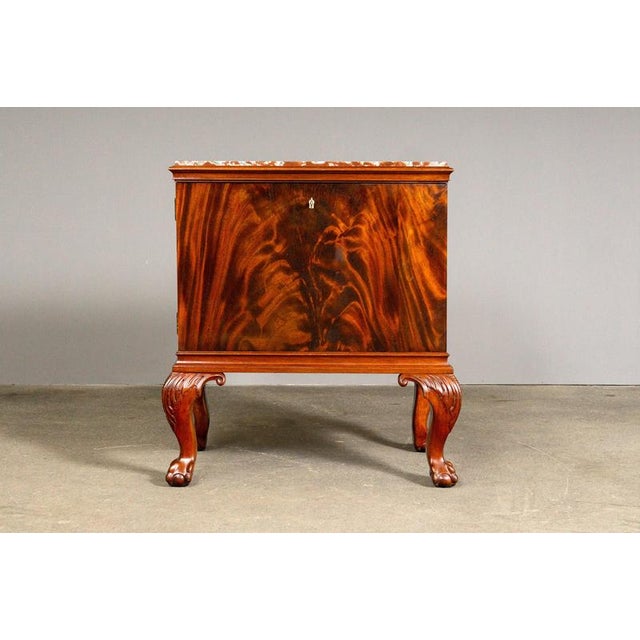 Item: Small cabinet Period & Style: Art Nouveau period - made in the first half of the 20th century Features: - Elegant...