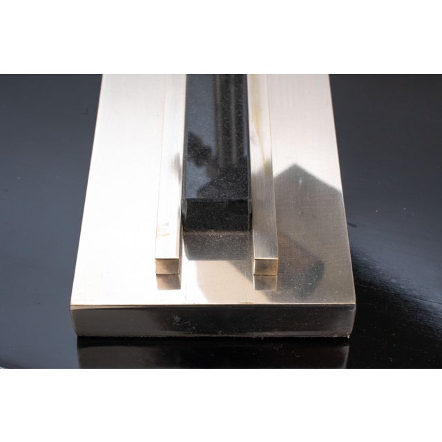 Table Lamps in Nickel Plated Brass and Granit by Marcel Breuer, 1920s, Set of 2 For Sale - Image 18 of 18