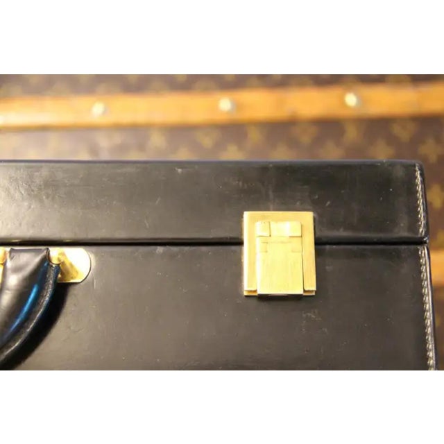 1970s Black Leather Briefcase from Hermès, 1970s For Sale - Image 5 of 16