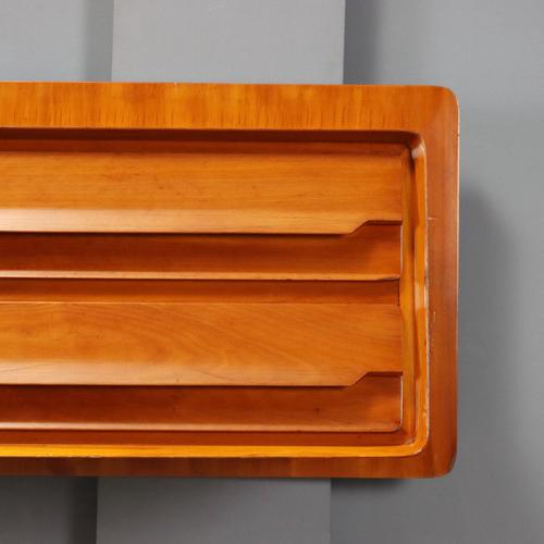Wood Vintage Wall Cabinet with Drawers, 1960s For Sale - Image 7 of 11