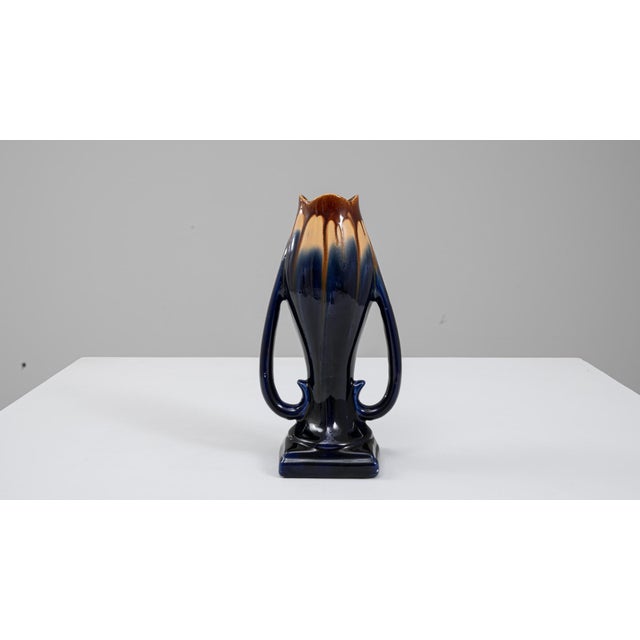 Early 20th Century 1920s Belgian Ceramic Vase For Sale - Image 5 of 18
