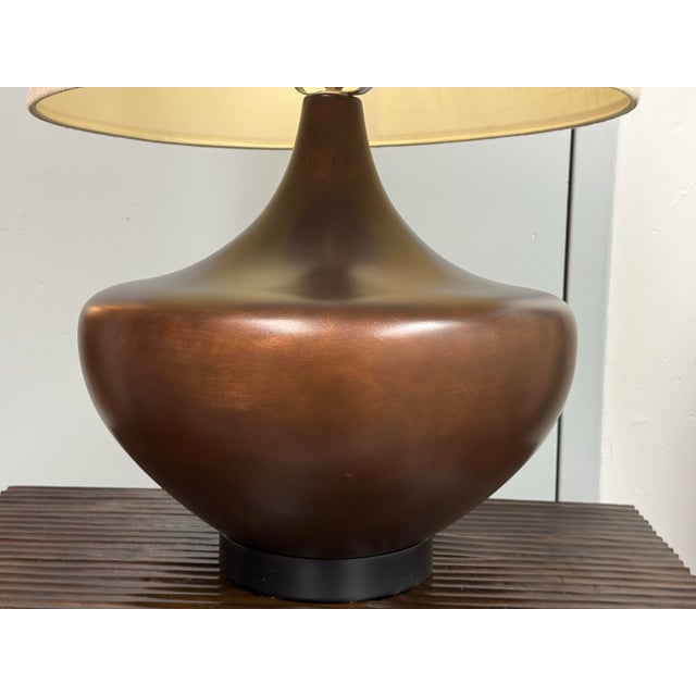 Ceramic Crate & Barrel Ceramic Table Lamp For Sale - Image 7 of 12