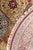 Tabriz Wool Multi Area Rug-Round 6' For Sale - Image 4 of 5