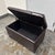 Chocolate Convenience Concepts Tufted Faux Leather Storage Ottoman Bench For Sale - Image 8 of 12