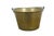 Antique 19th century H.W. Hayden for Ansonia Brass Company spun brass fire bucket, pail, hearthware cauldron with wrought...