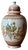 Lidded Vase with Birds Decor by Fg. Fratelli Gialletti For Sale