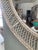 Mid-Century Modern Wicker and Rattan Round Mirror 1950 For Sale - Image 3 of 12