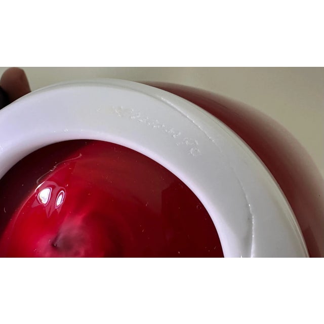 Italian Pink Murano Glass Vase by Tommaso Buzzi, 1990s For Sale - Image 7 of 8