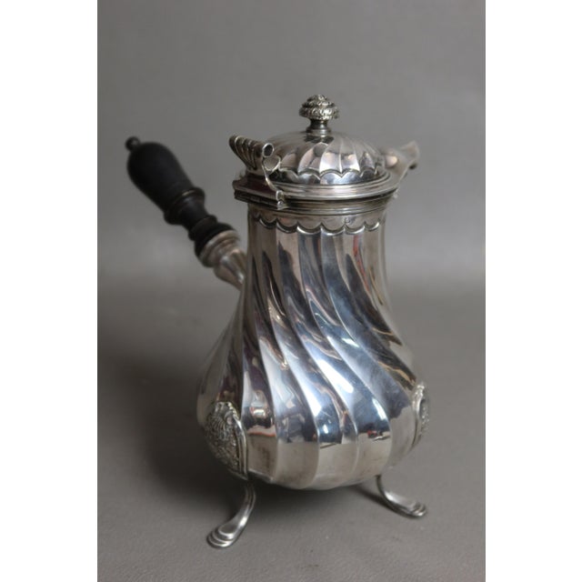 Selfish Silver Coffee Pot from Cardeilhac Company, Paris For Sale - Image 9 of 14