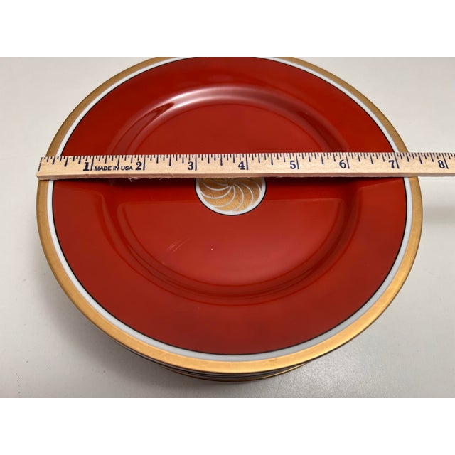 Ceramic Fitz and Floyd Medaillon d'Or Terra Cotta Dinner Service for 8 - 57 Pieces For Sale - Image 7 of 16