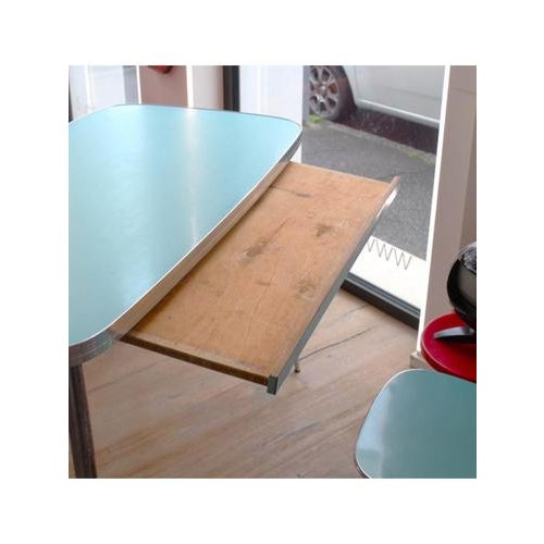 Formica Table and Chairs, Italy, 1950s, Set of 5 For Sale - Image 6 of 12