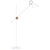 Contemporary KH#1 Floor Lamp in White Raw Brass from Konsthantverk For Sale - Image 3 of 3