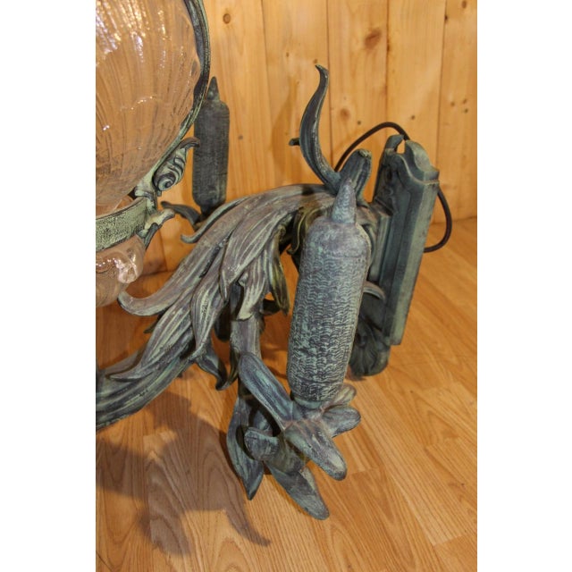 Cast Iron Sconces based on Pont Alexandre III Models, 1960s, Set of 2 For Sale - Image 9 of 14