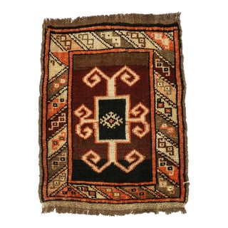 Vintage Mini Tribal Rug For Sale