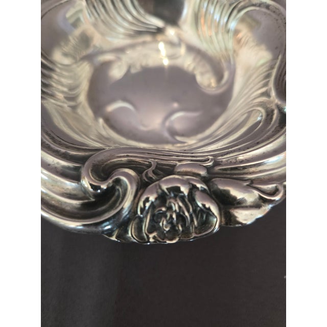 This is a lovely sterling silver bowl in the Art Nouveau style which was popular around the turn of the century. It was...
