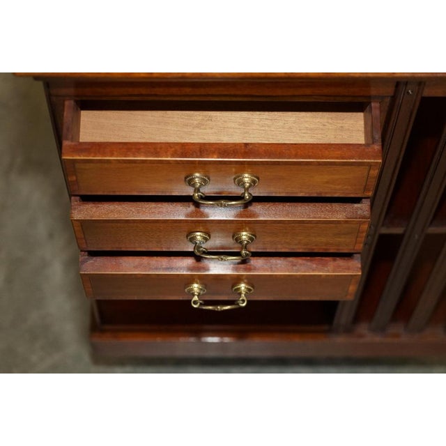 Antique Victorian Walnut Revolving Bookcase, 1880s For Sale - Image 18 of 18