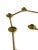 Margareta Modular Brass Candleholder by Lars Holmström, Sweden, 1920s For Sale - Image 3 of 5
