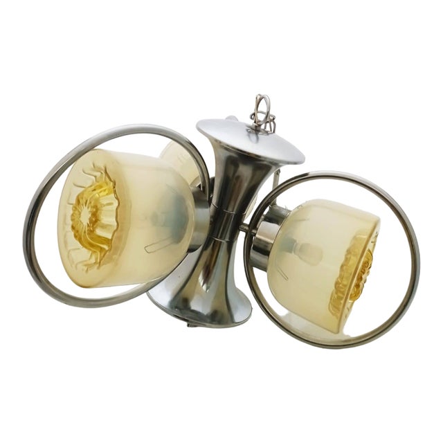 AVMazzega Ceiling Lamp attributed to Toni Zuccheri for Mazzega, 1970s For Sale - Image 4 of 15