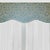 2010s Custom Upholstered Window Valance – Lee Jofa Embroidered Linen Fabric – Serpentine Edge – 46.5" For Sale - Image 5 of 5