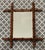 Early 20th Century Antique Petite French Faux Bamboo Mirror For Sale - Image 5 of 18