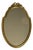 Louis XVI Style Oval Gilded Mirror For Sale