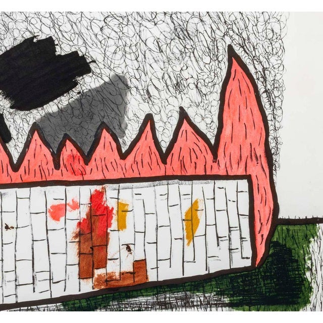 Paper Domenick Capobianco Tower Studies Mixed Media, 2 For Sale - Image 7 of 14