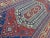 Large Vintage Afghan Red, Blue, and Beige Soumak Kilim Rug 245x153 cm For Sale - Image 4 of 10