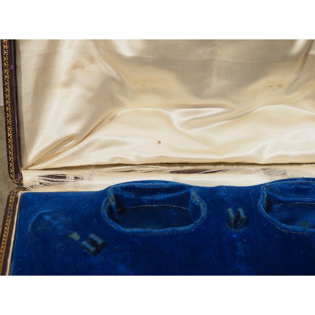 Rococo Antique French Silver and Glass Salt Cellar Set, Charles Dubret, Circa 1890 For Sale - Image 3 of 18